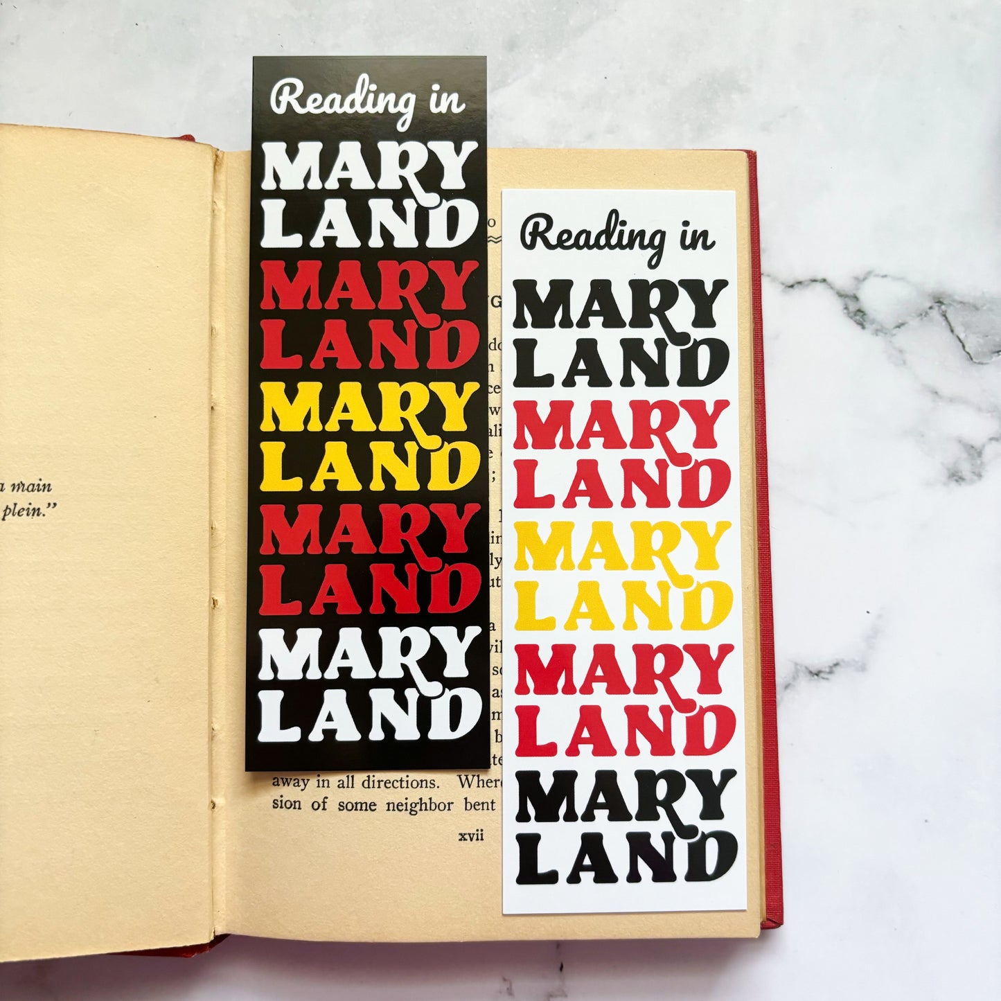 Reading in Maryland Bookmark Set