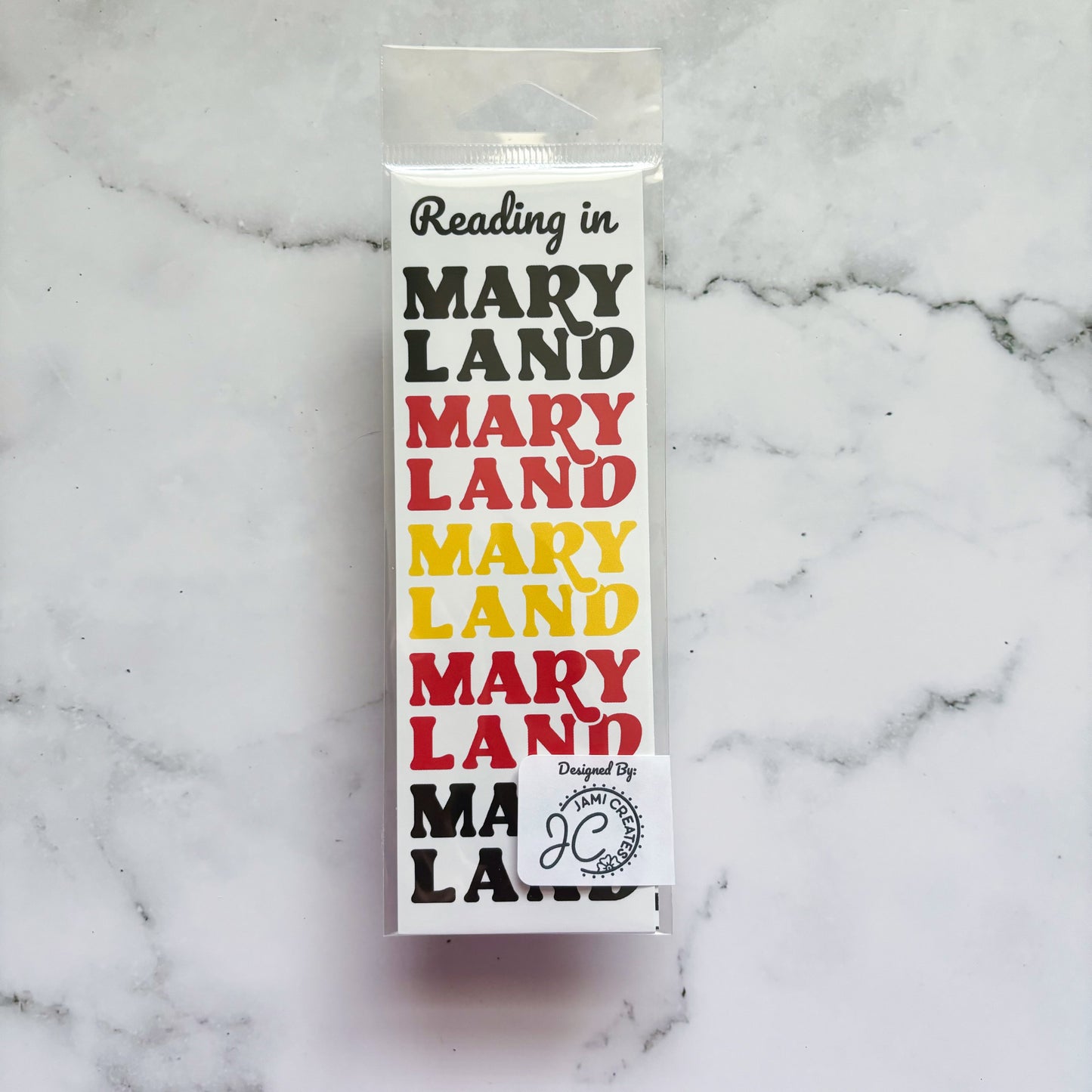 Reading in Maryland Bookmark Set