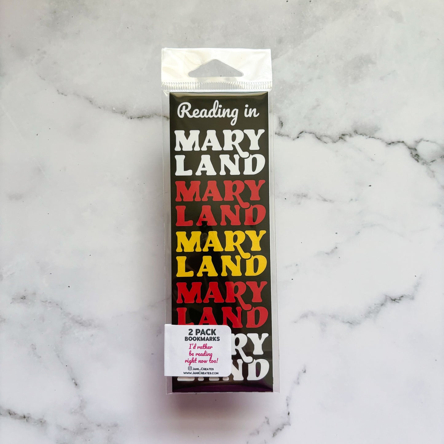 Reading in Maryland Bookmark Set