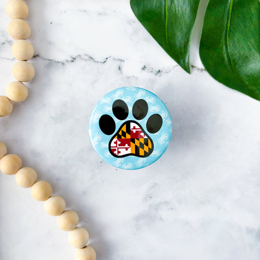 Maryland Dog Paw Magnetic Bottle Opener