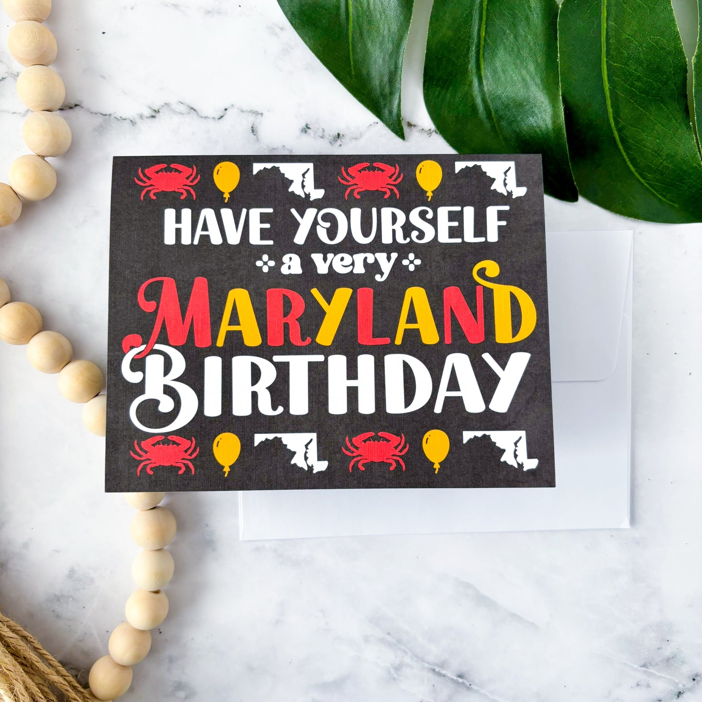 Have Yourself a Very Maryland Birthday Greeting Card