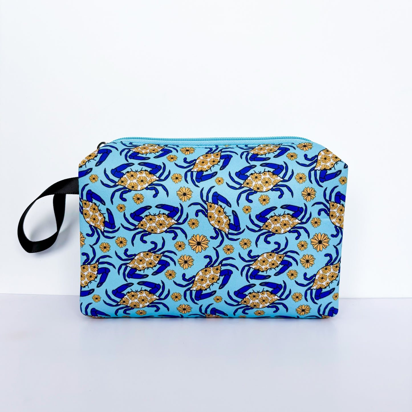 Maryland Blue Crab Neoprene Travel Toiletry Bag