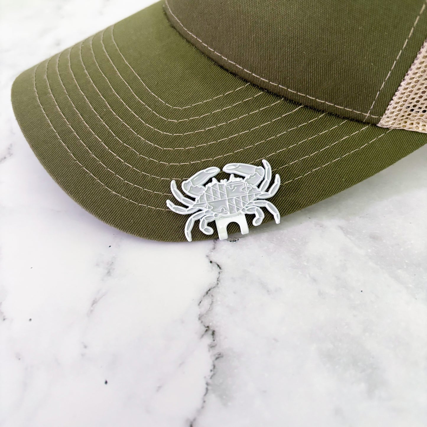 Maryland Crab Hat Clip