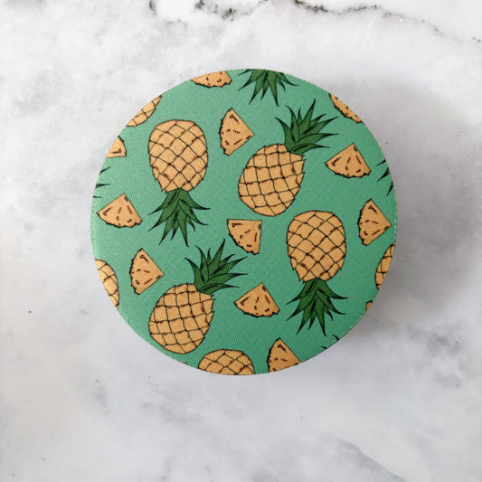 Sage Pineapple Coasters