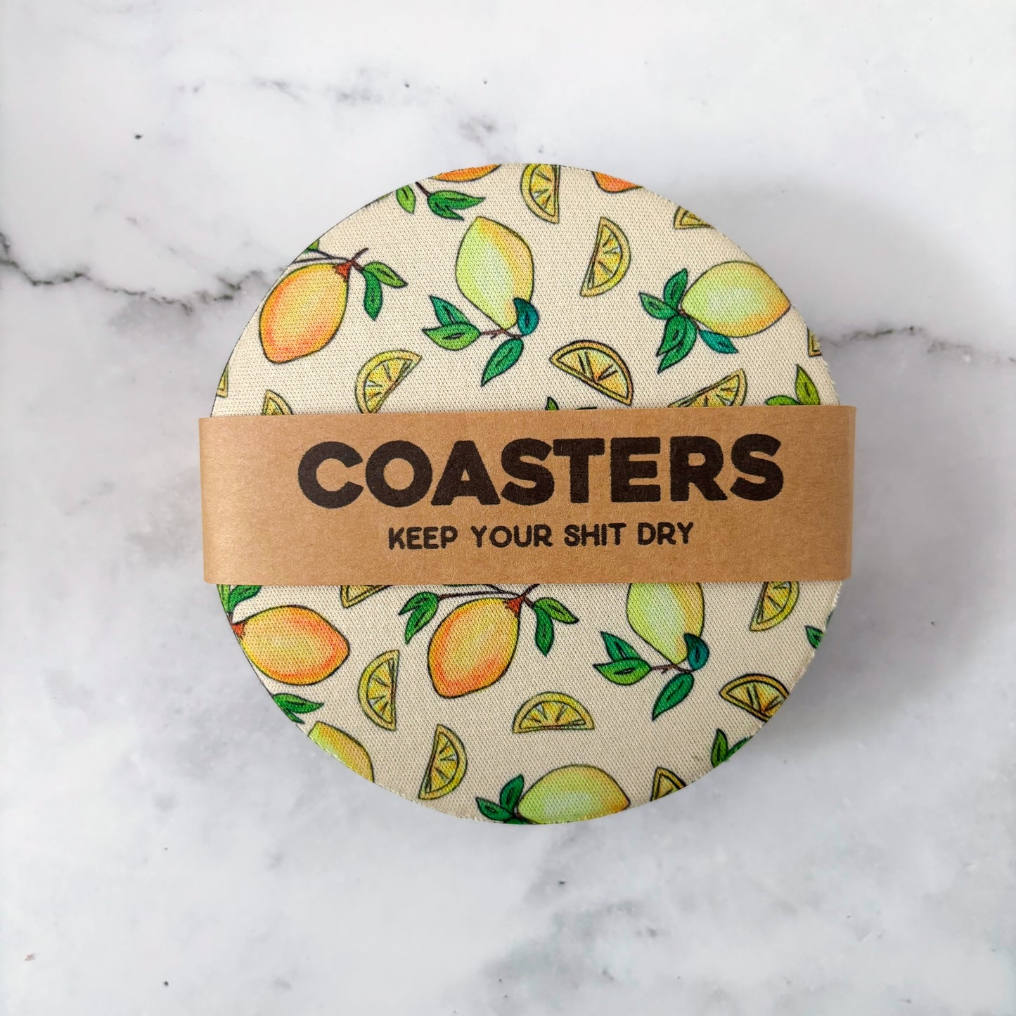 Lemon Coasters