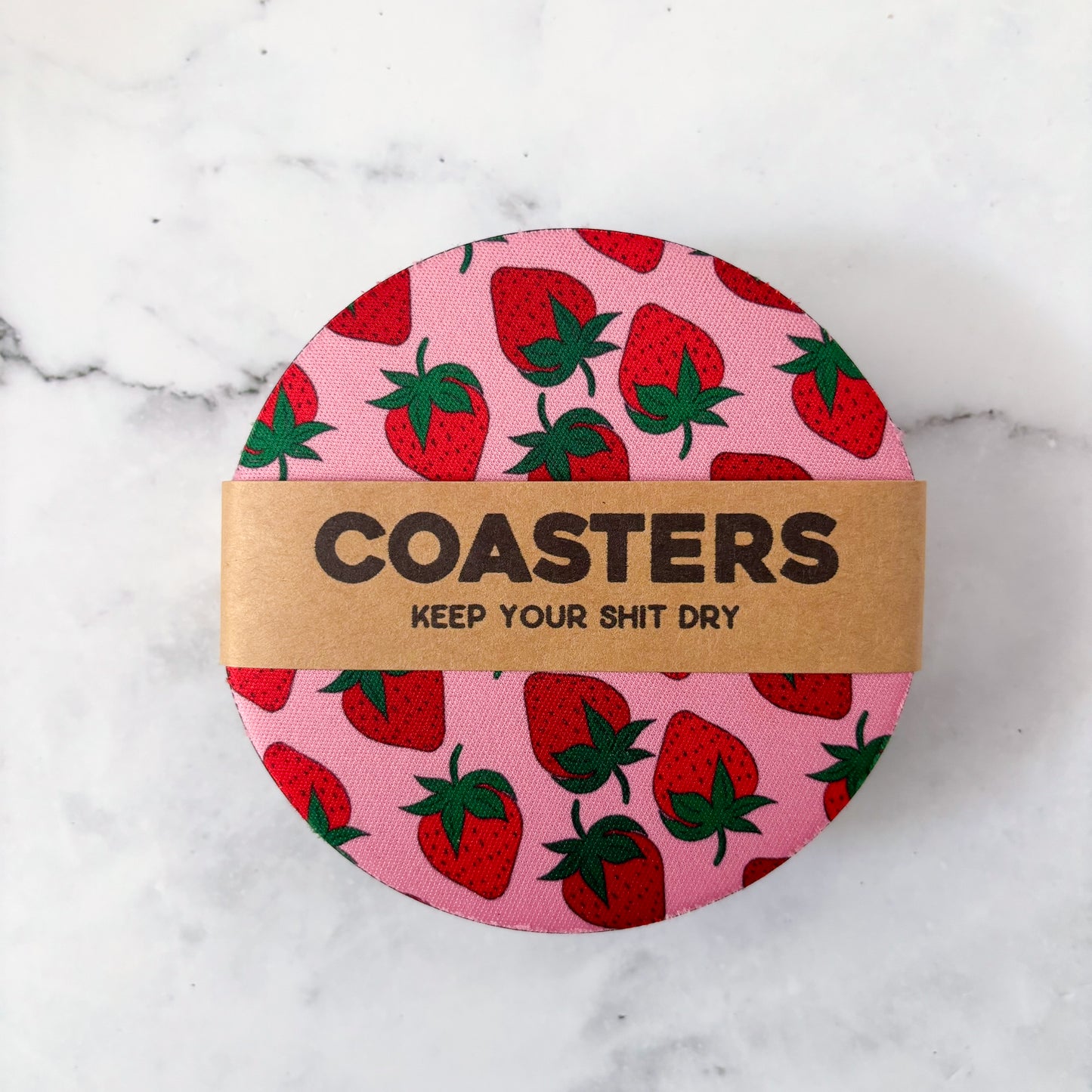 Strawberry Coasters