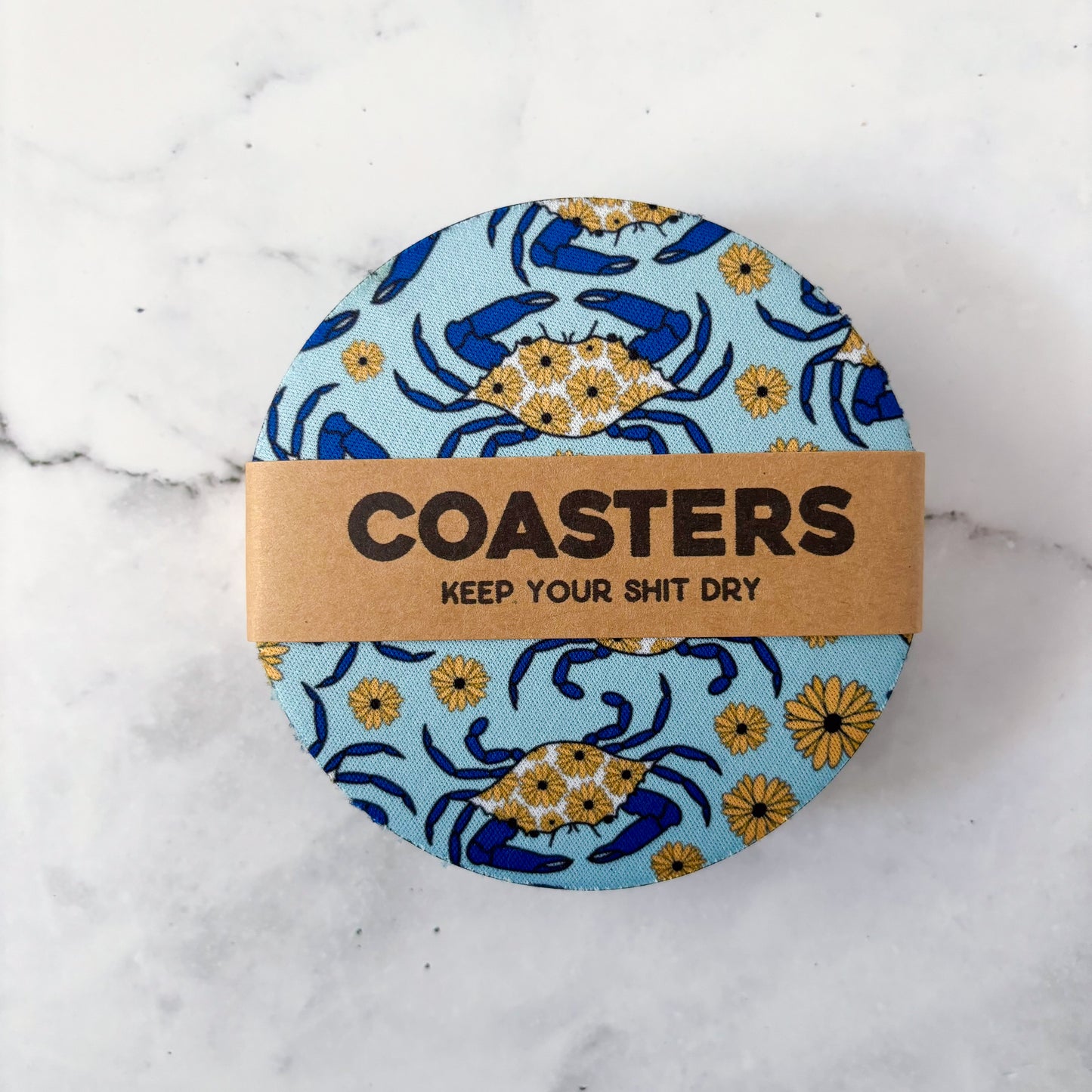 Maryland Blue Crab Coasters