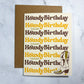 Howdy Birthday Cowgirl Boot Greeting Card