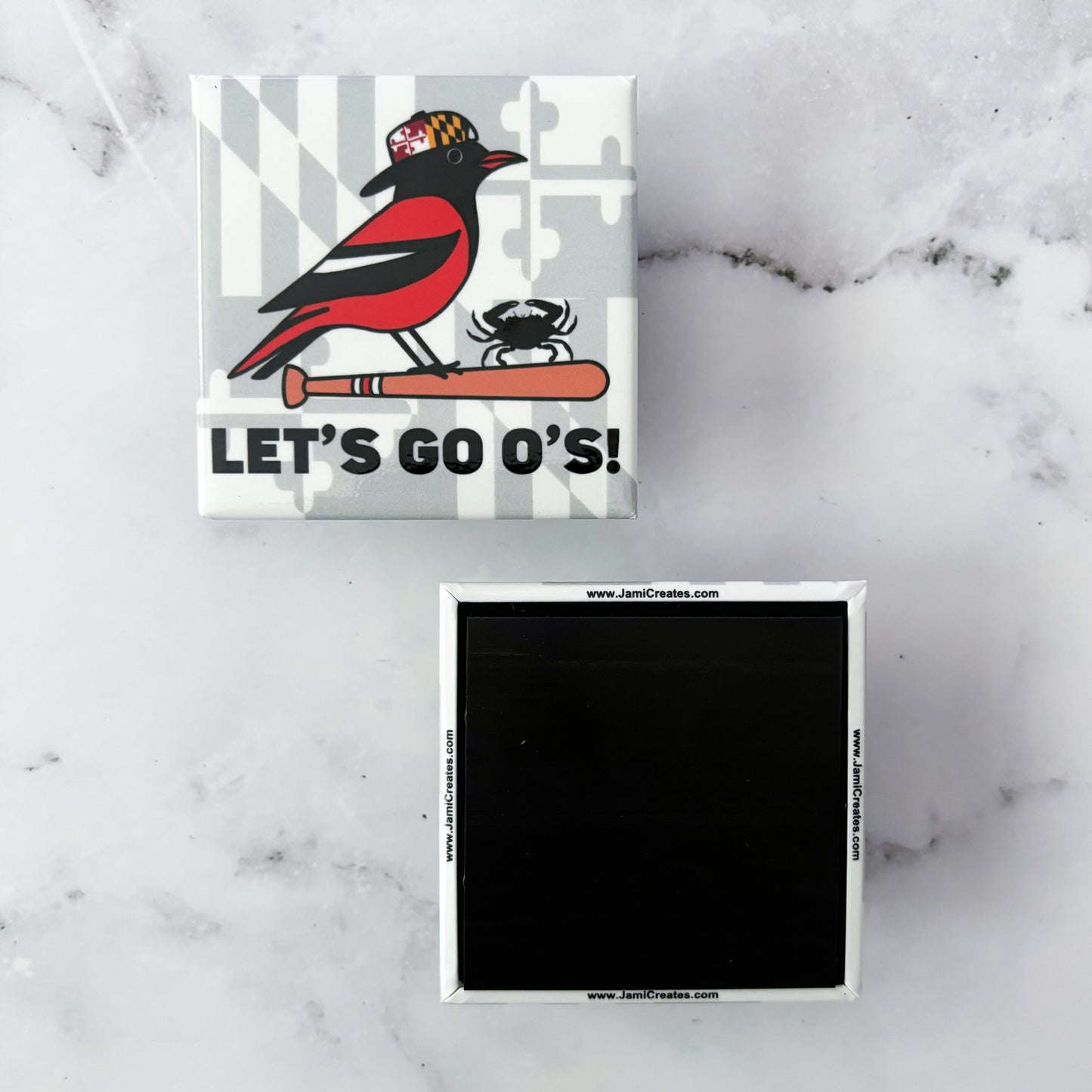 Let’s Go O’s Baltimore Orioles Fridge Magnet