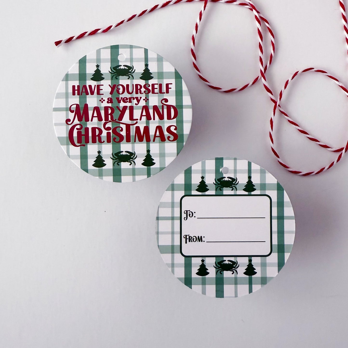 Have Yourself a Very Maryland Christmas Gift Tags