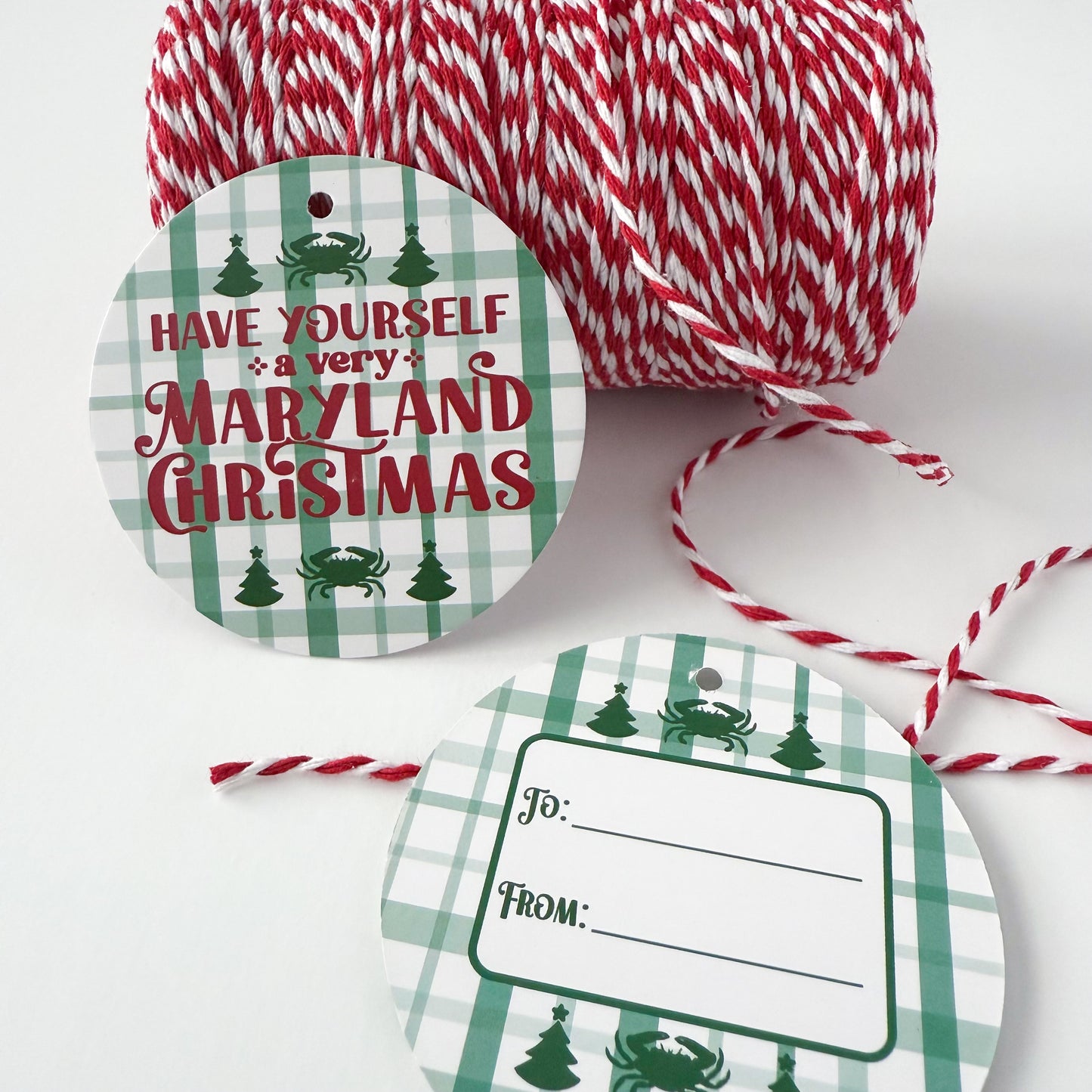 Have Yourself a Very Maryland Christmas Gift Tags