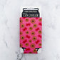 Pink Crab Skinny Can Cooler Koozie