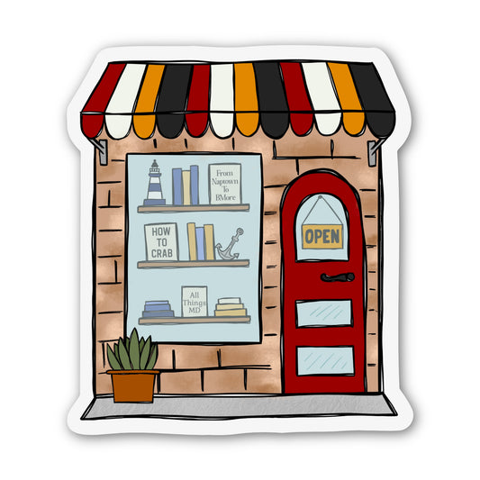 Maryland Bookstore Sticker