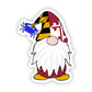 A gnome with a Maryland flag hat and blue crab hanging off.