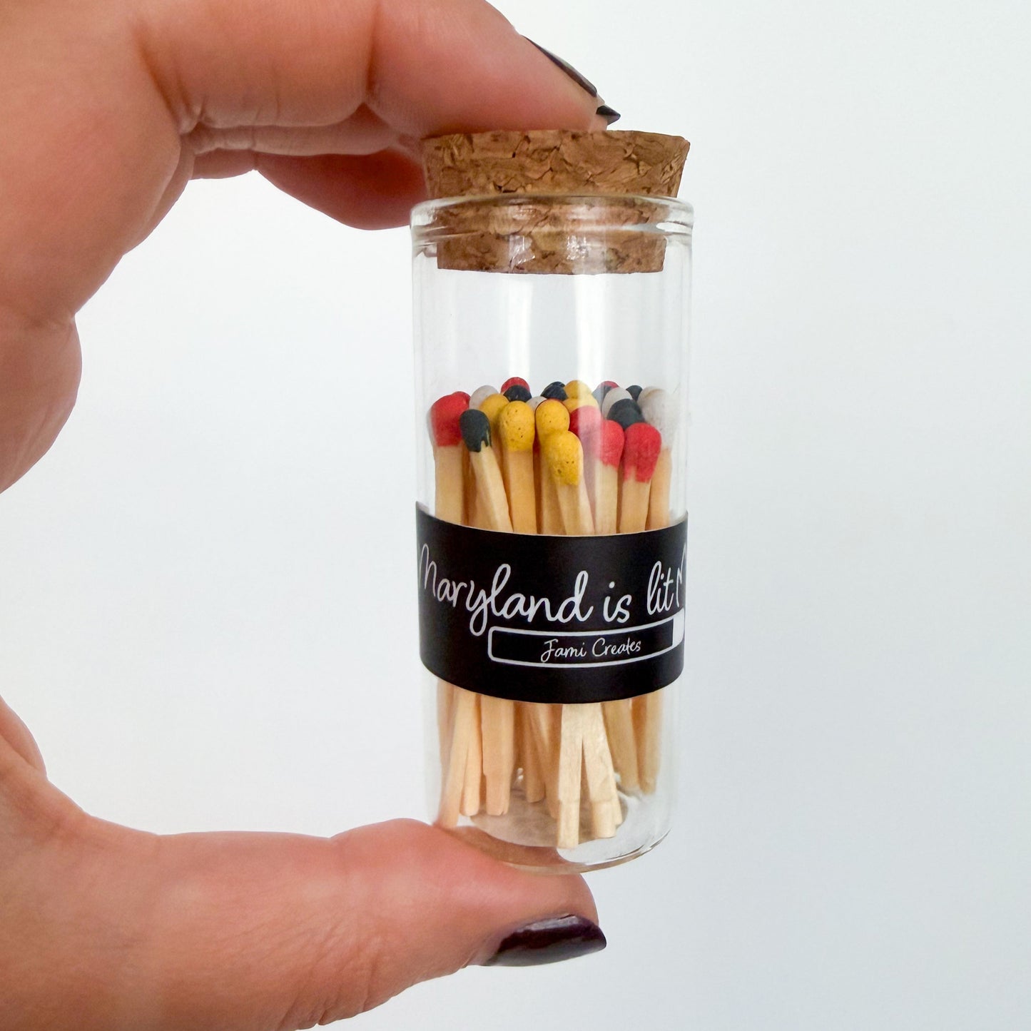 Maryland Is Lit Matchstick Holder