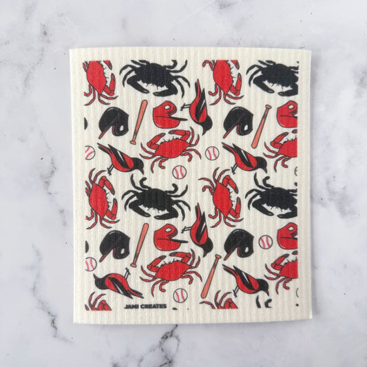 Baltimore Orioles Swedish Dish Cloth