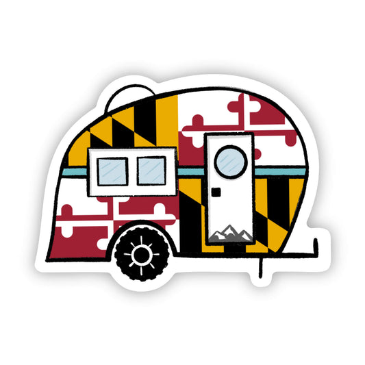 Maryland Teardrop Camper Sticker