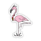 Maryland Hipster Flamingo Sticker