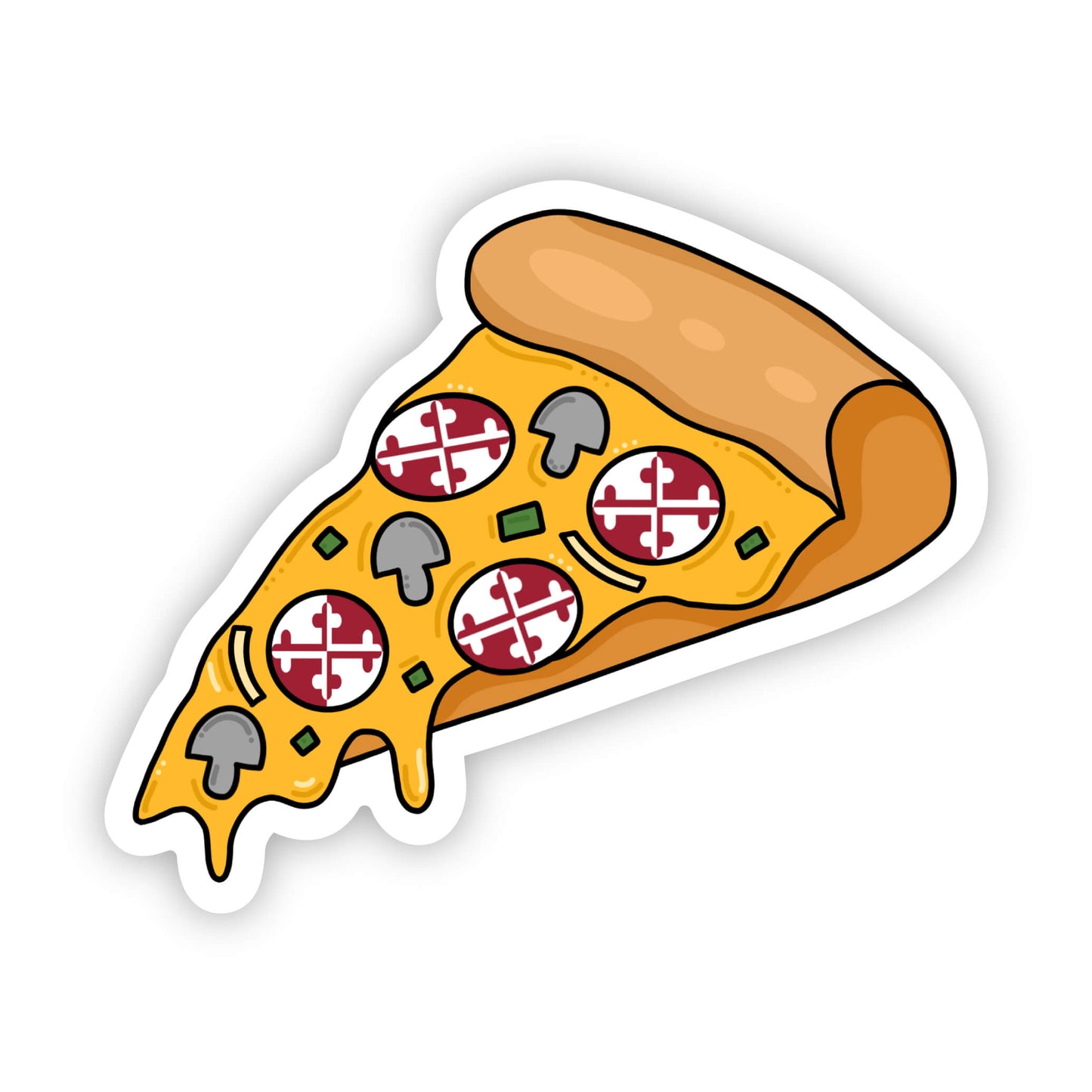 Maryland Pizza Sticker