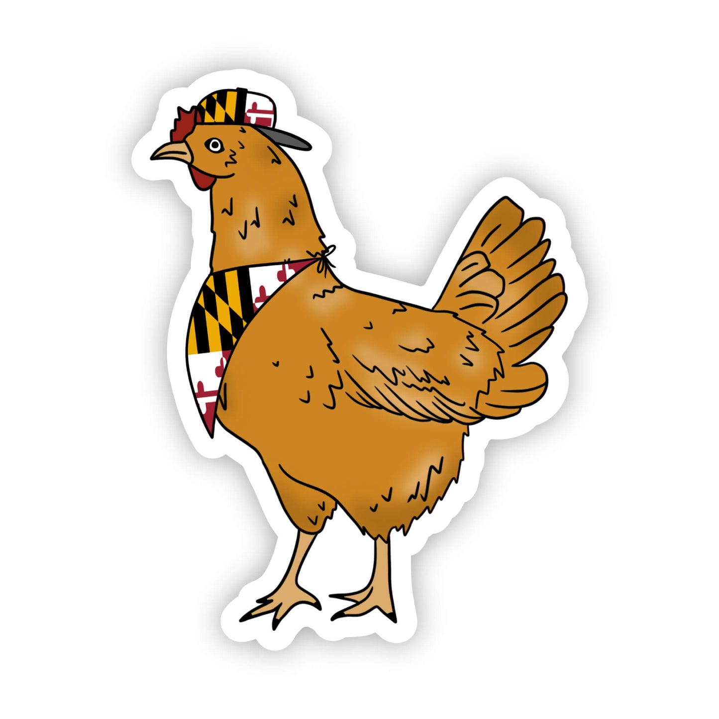 Hipster Maryland Chicken Sticker