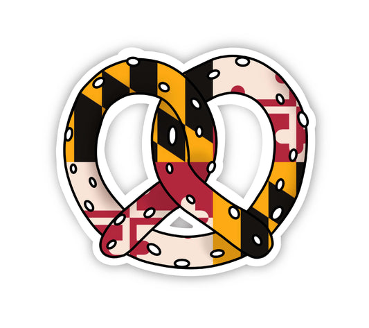 Maryland Pretzel Sticker