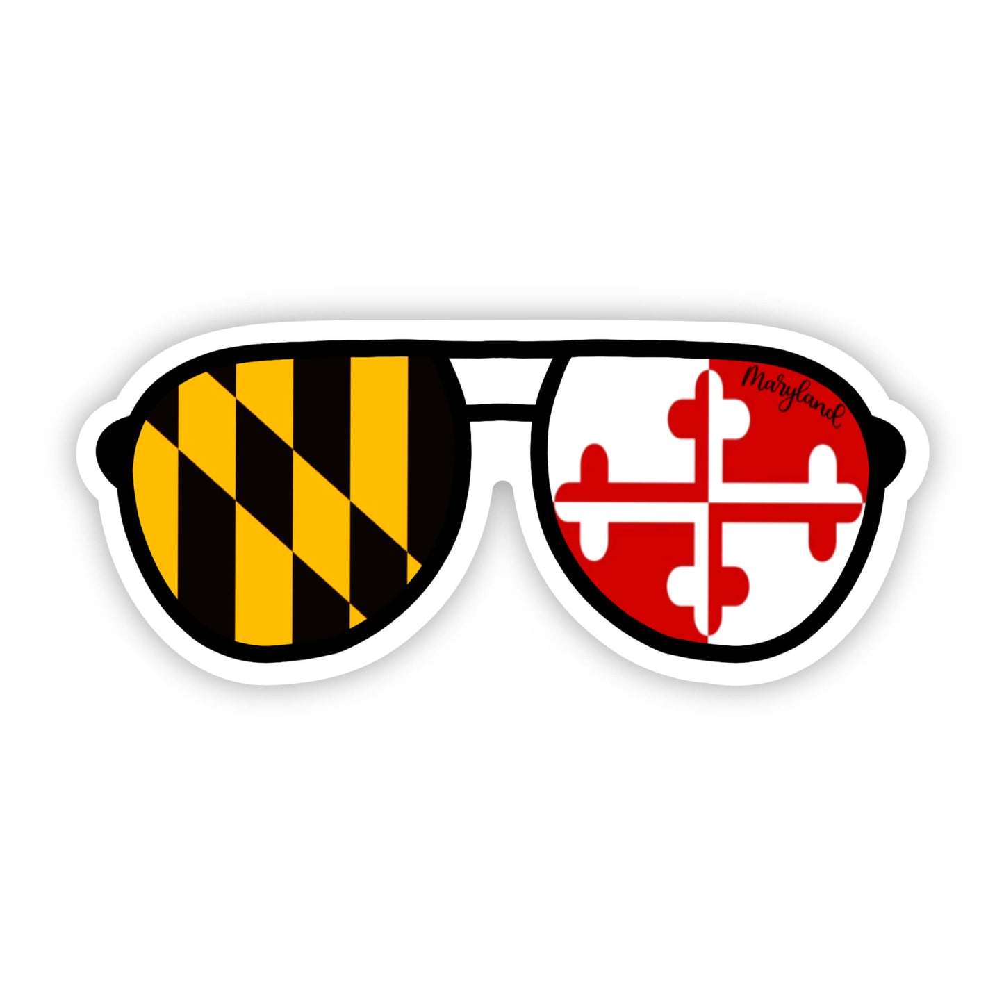 Maryland Sunglasses Sticker