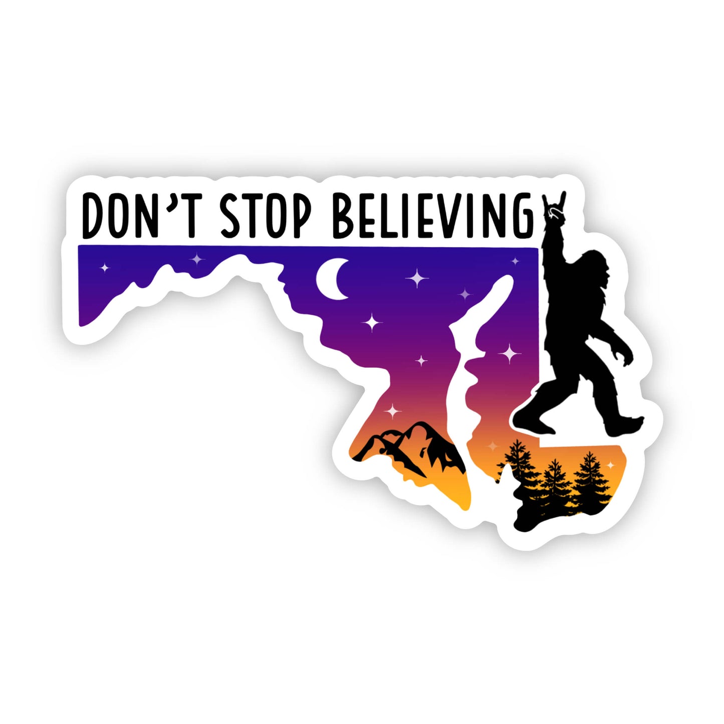 Maryland Sasquatch Sticker