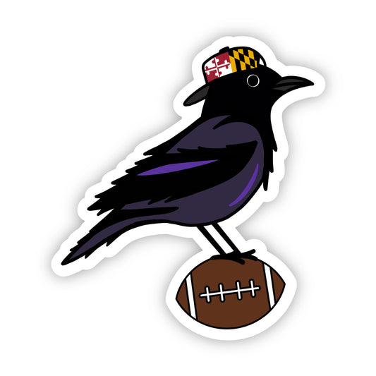 Baltimore Raven Football Sticker