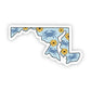 Maryland Blue Crab State Sticker Sticker