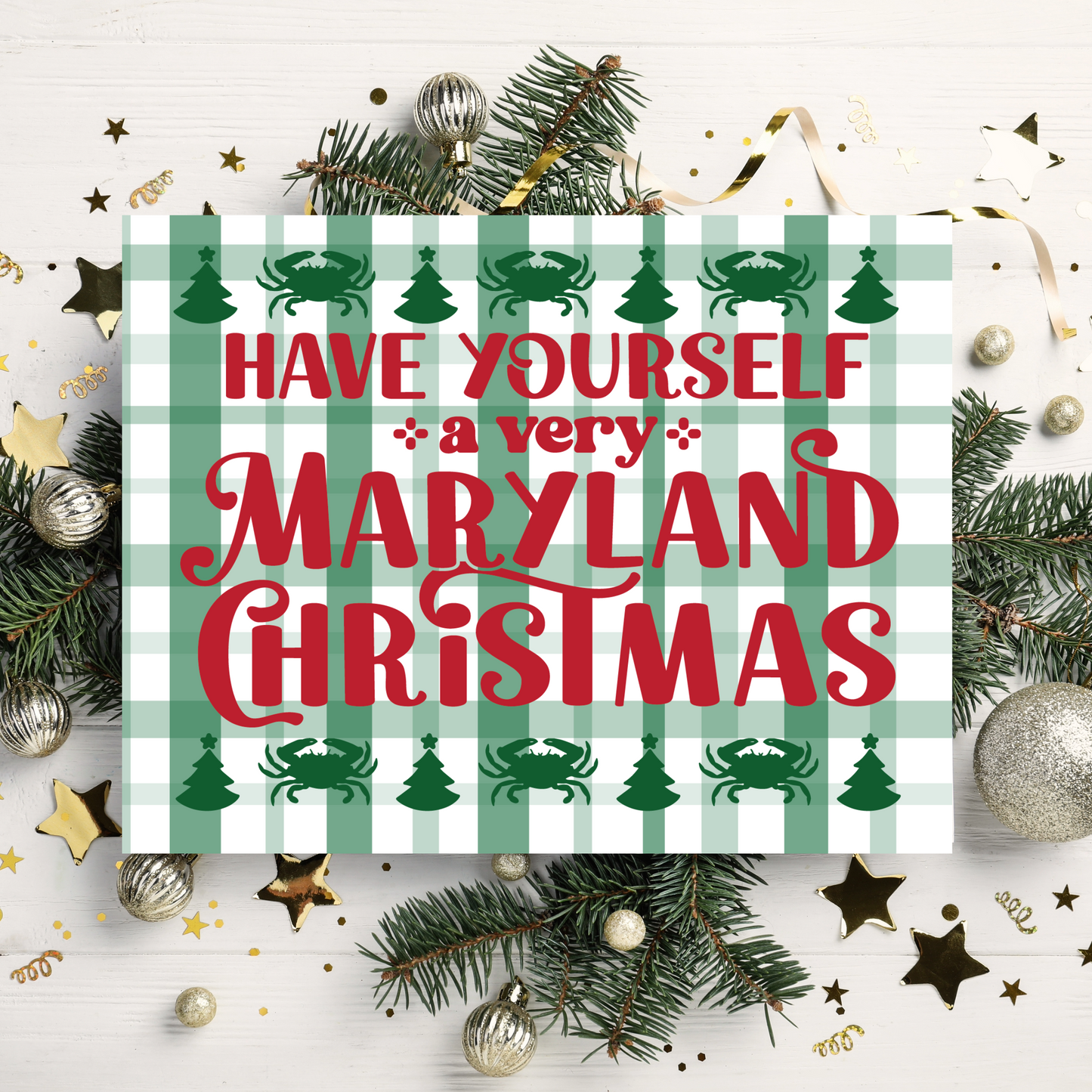 Have Yourself a Very Maryland Christmas Greeting Card