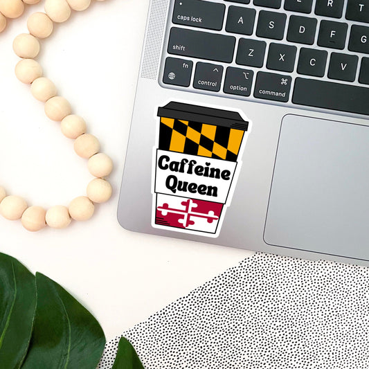 Maryland Caffeine Queen Sticker