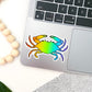 Rainbow Crab Pride Sticker