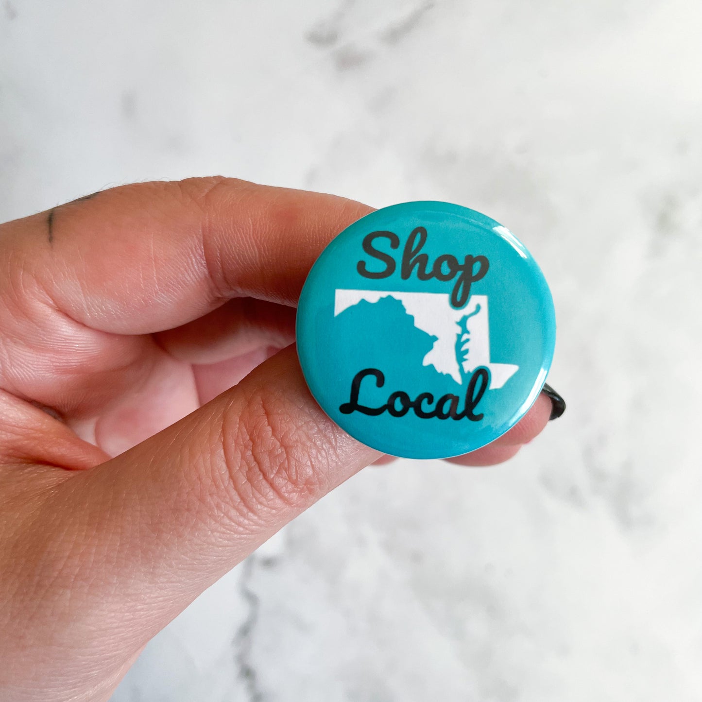 Shop Local Maryland Button / Badge