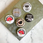 Before Coffee Sad Mushroom Button / Badge (Buy 4 Get 1 FREE)