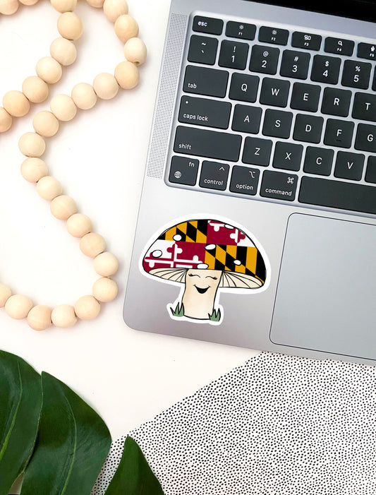 Maryland Mushroom Sticker