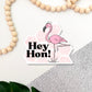 Hey Hon Baltimore Flamingo Sticker