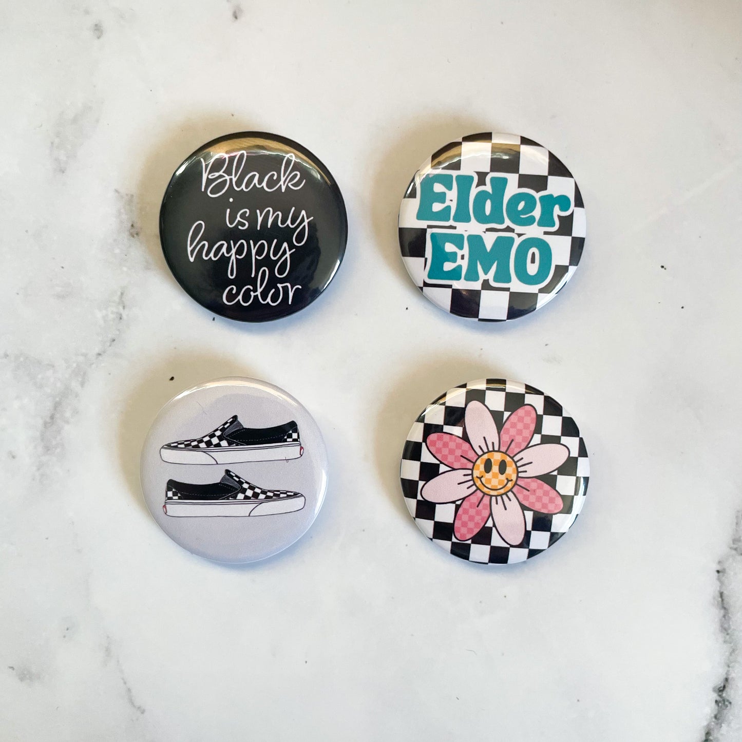 Elder Emo Button / Badge