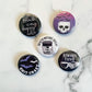 Death Before Decaf Coffee Button / Badge (Buy 4 Get 1 FREE)