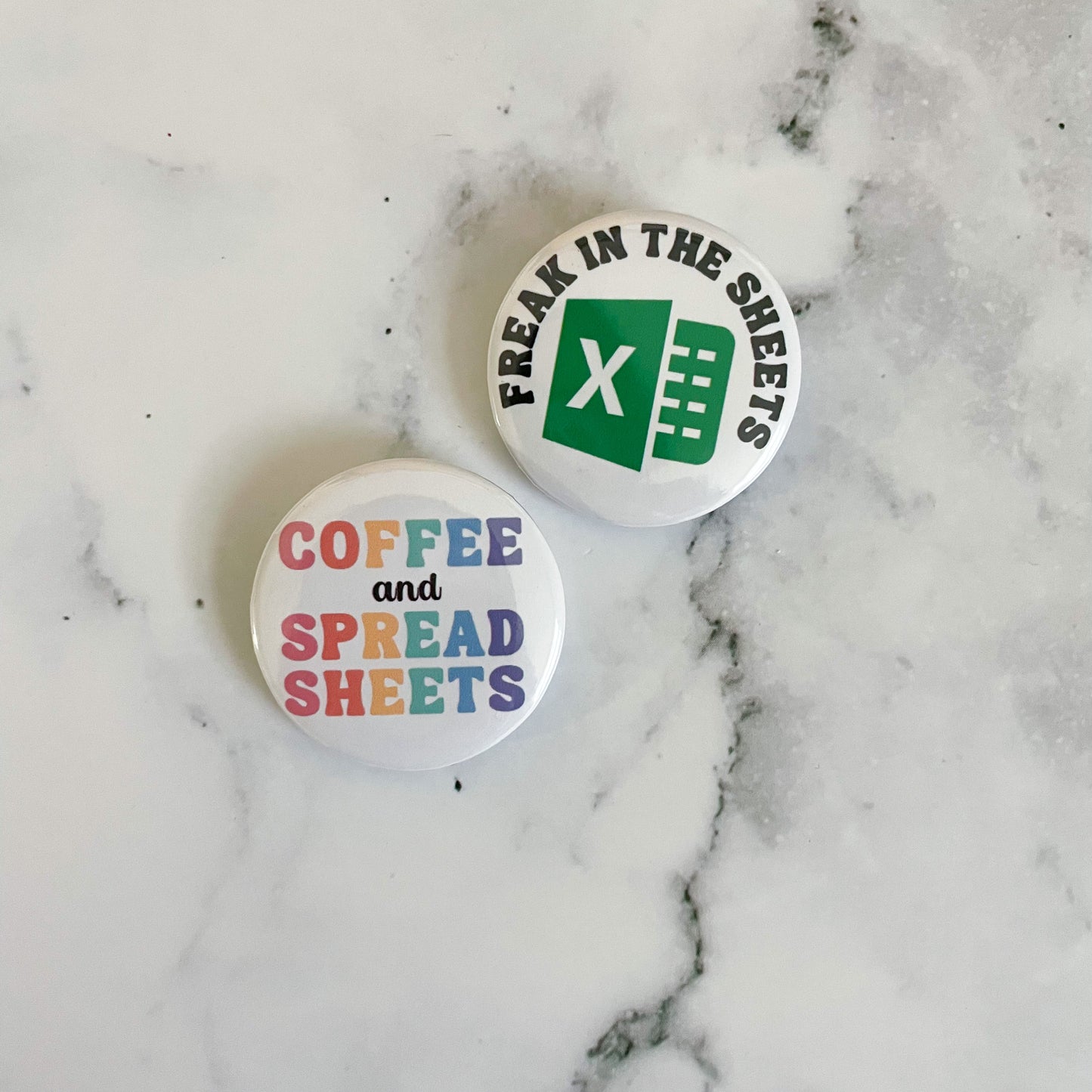 Freak In The Sheets Excel Button / Badge (Buy 4 Get 1 FREE)