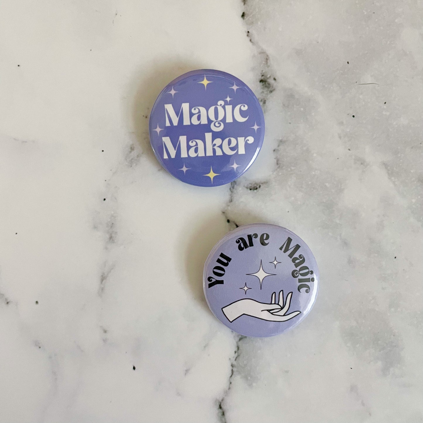 Magic Maker Button / Badge (Buy 4 Get 1 FREE)