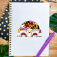 Maryland Mushroom & Gnome Friends Sticker