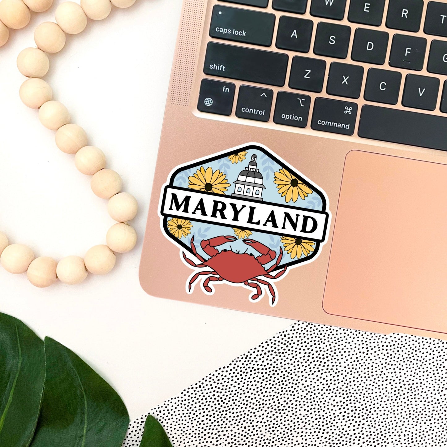 Maryland State Capital Sticker