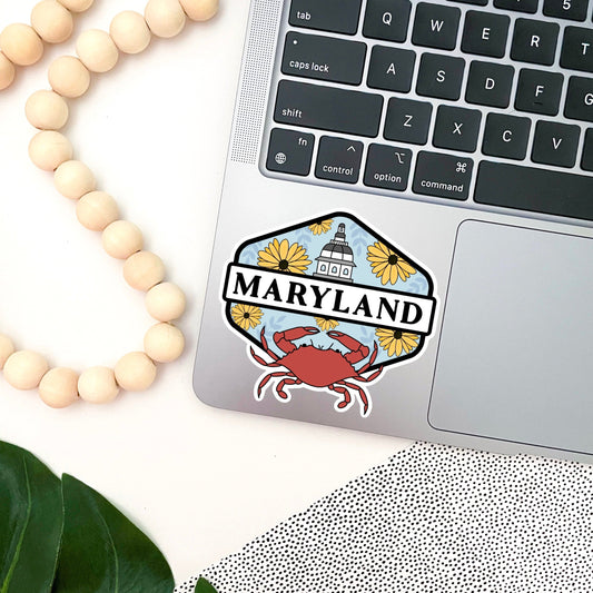 Maryland State Capital Sticker