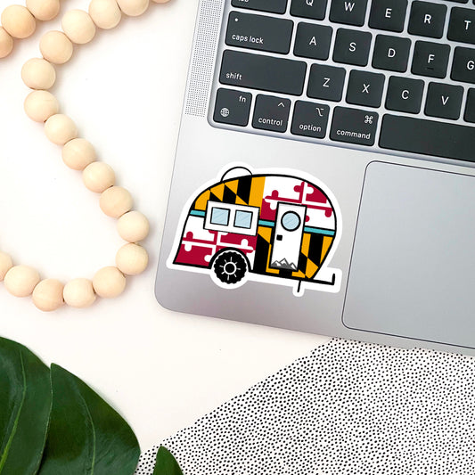 Maryland Teardrop Camper Sticker