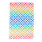 Rainbow Checkered Retro Waffle Kitchen Dish Towel