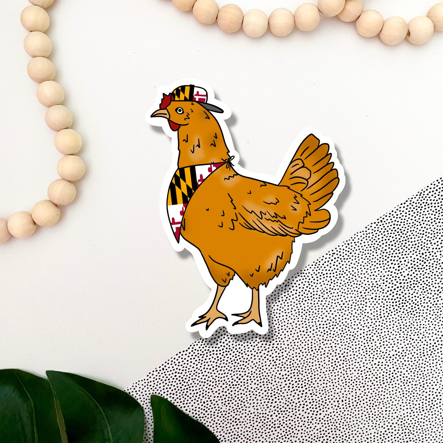 Hipster Maryland Chicken Sticker
