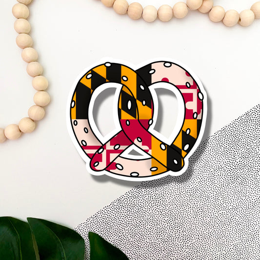 Maryland Pretzel Sticker